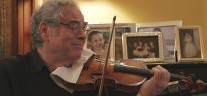 Itzhak Perlman at home - courtesy of Greenwich Entertainment